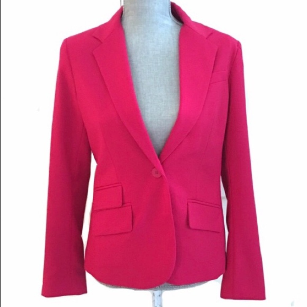 New York and Company Hot pink blazer - size 8